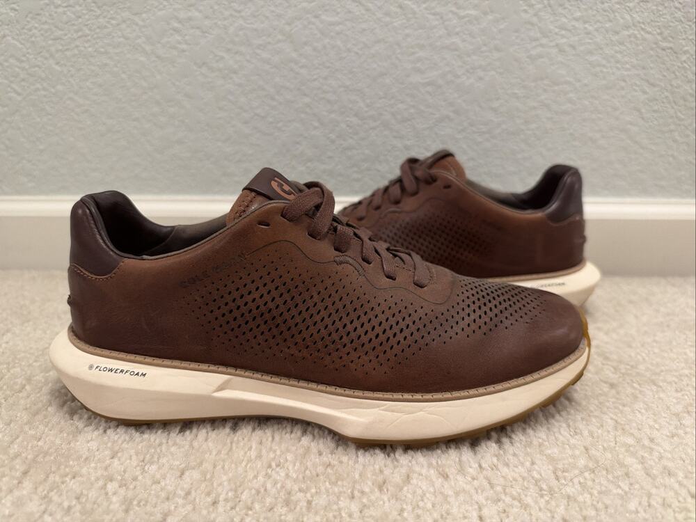 AUTHENTIC COLE HAAN GRANDPRO ASHLAND LASER-PERFORATED SNEAKER SZ 8 C38830